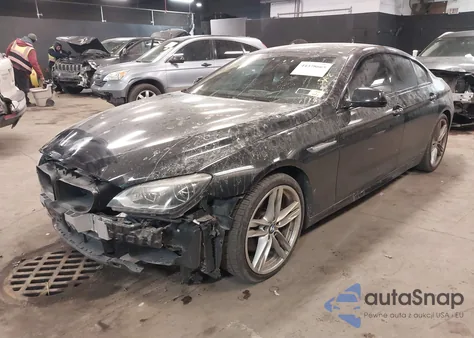 2015 BMW 650I Gran Coupe Alpina B6 xDrive/xDrive z USA, uszkodzony, nr VIN WBA6B4C54FD760725